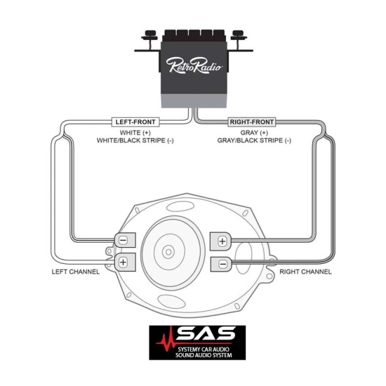 Głośnik RetroSound R-48N Głośnik Coax 4×8″ do Mercedes. Owalny głośnik COAX DVC (Dual Voice Coil) 4×8″